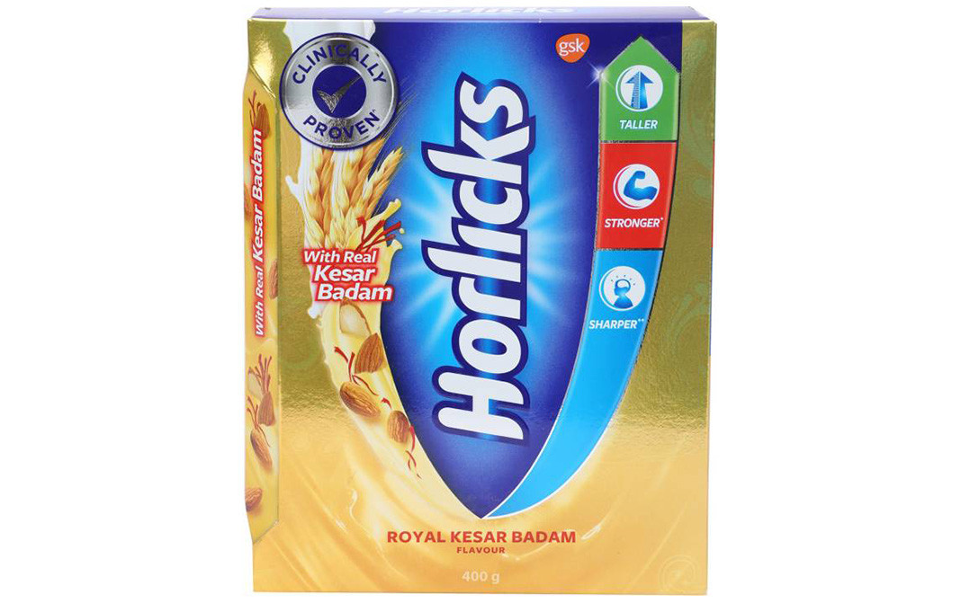 Horlicks Royal Kesar Badam    Plastic Jar  400 grams